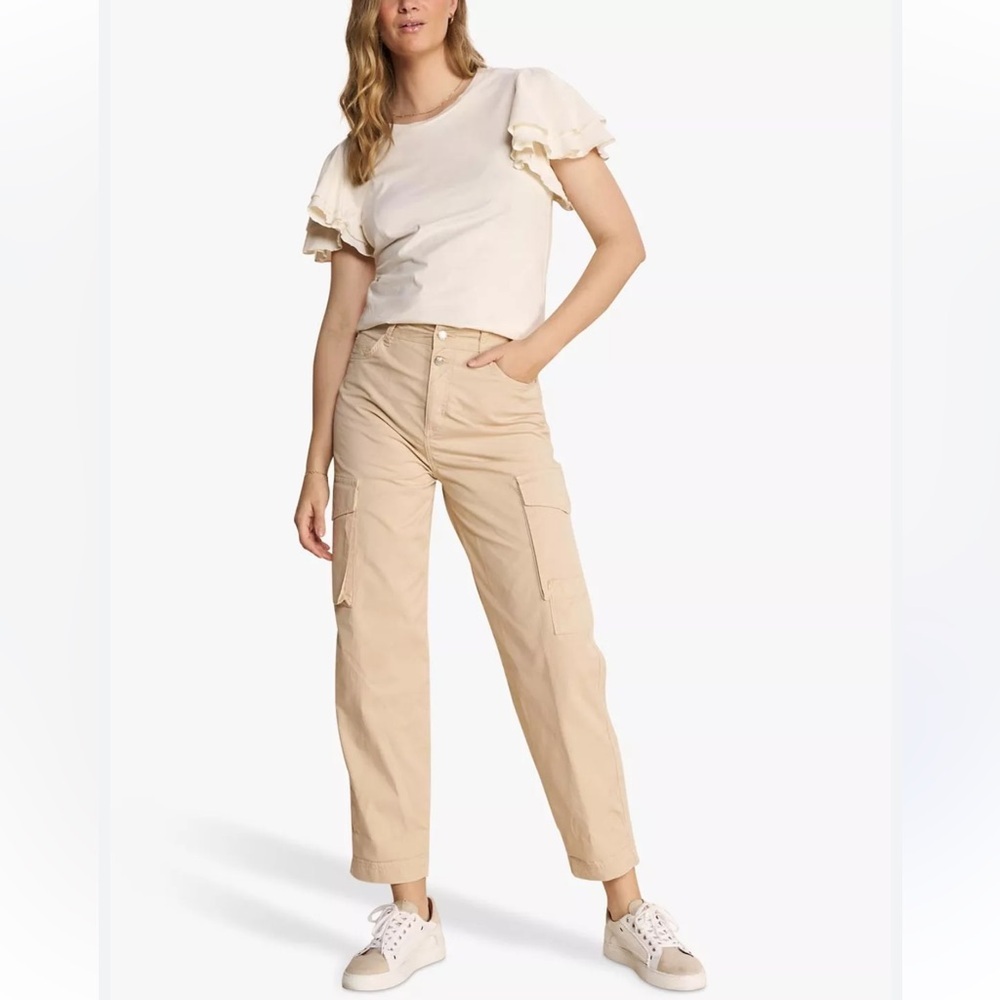 MOS MOSH:  The Mos Mosh Adelline Rosita Cargo BUTTON FLY Pant Regular Fit NWT
